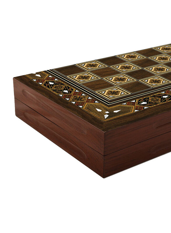 Star Antique Mosaic Backgammon Board Game Set