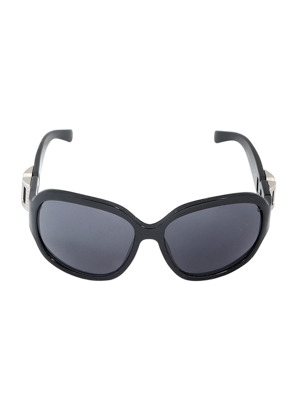 زوم فيجين نظارة شمسية كبيرة بإطار كامل للنساء, عدسة لون أسود, 047019