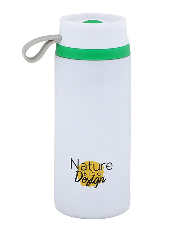 Biggdesign 330ml Nature Design Thermos Travel Bottle, White