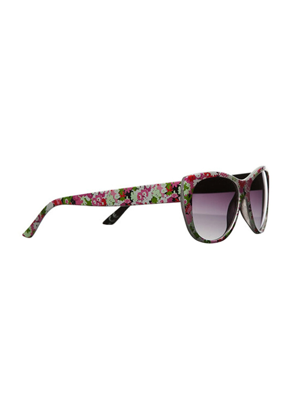 Xoom Vision Full-Rim Cat Eye Multicolour Sunglasses for Women, Purple Lens, P124533