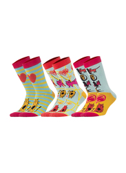 Biggdesign Cats Women's Socks Set for Women, 3 Pairs, Multicolour