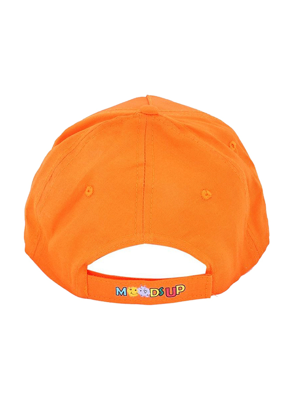 Biggdesign Moods Up Happy Trucker Hat for Men, Orange