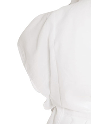 Anemoss Anchor Hooded Beach Dress for Women, Large, White
