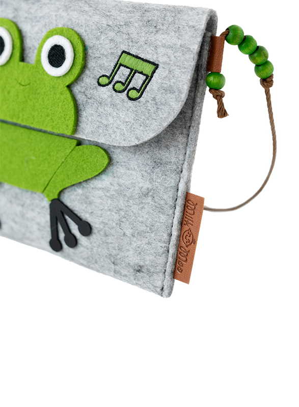 Milk & Moo Cacha Frog Kids Shoulder Bag, Special Design, Cross body and Handbag for Girls, Multicolour