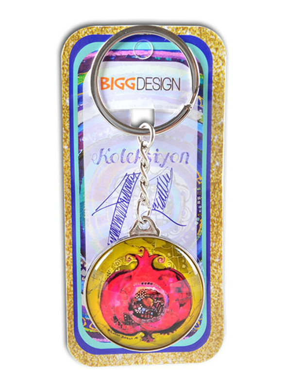 BiggDesign Women's Pomegranate Figured Keychain, Multicolour
