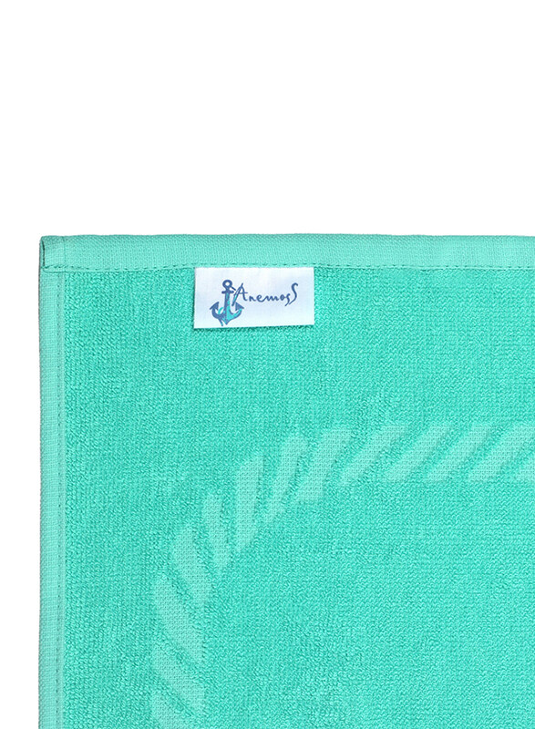 Anemoss Sailor Knot Beach Towel, Mint Green