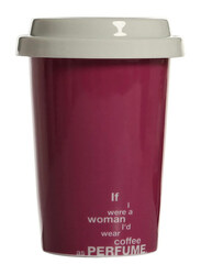 Boomug 200ml Take Away Mug, Red/Grey