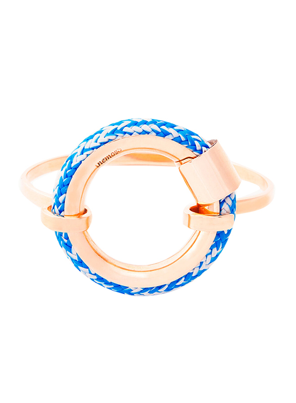 BiggDesign AnemosS Marine Designed Mixed Bangle Bracelet for Women, Gold