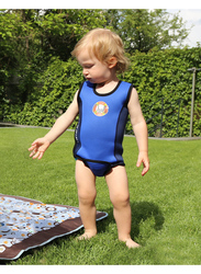 Owli Swimwarm Baby Wetsuit, 6-12 Months, Small, Navy Blue