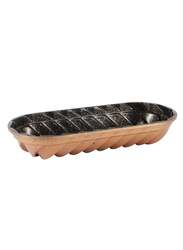 Serenk 34cm Fun Cooking Non-Stick Loaf Cake Pan, 13.3 x 5.5-inch, Brown/Black