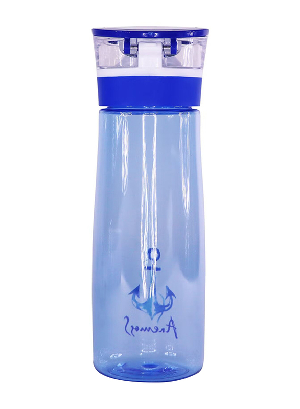 Anemoss 600ml Anchor Tritan Water Bottle, Blue