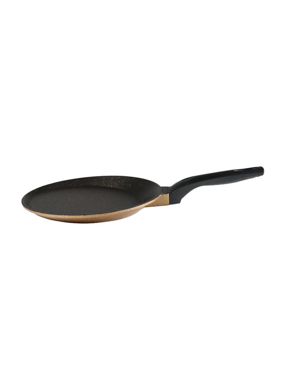 

Serenk Fun Cooking Non-Stick Crepe Pan, Black/Gold