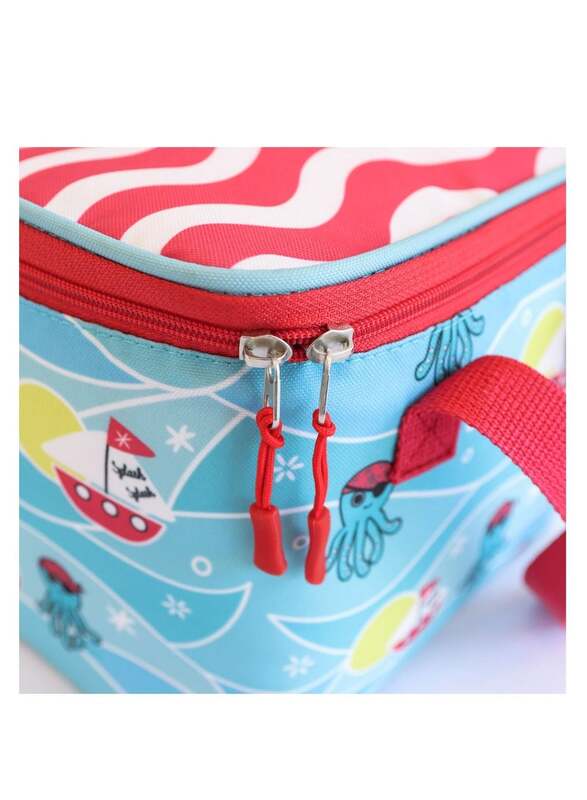 Milk & Moo Insulated Lunch Bag for Kids, Turquoise