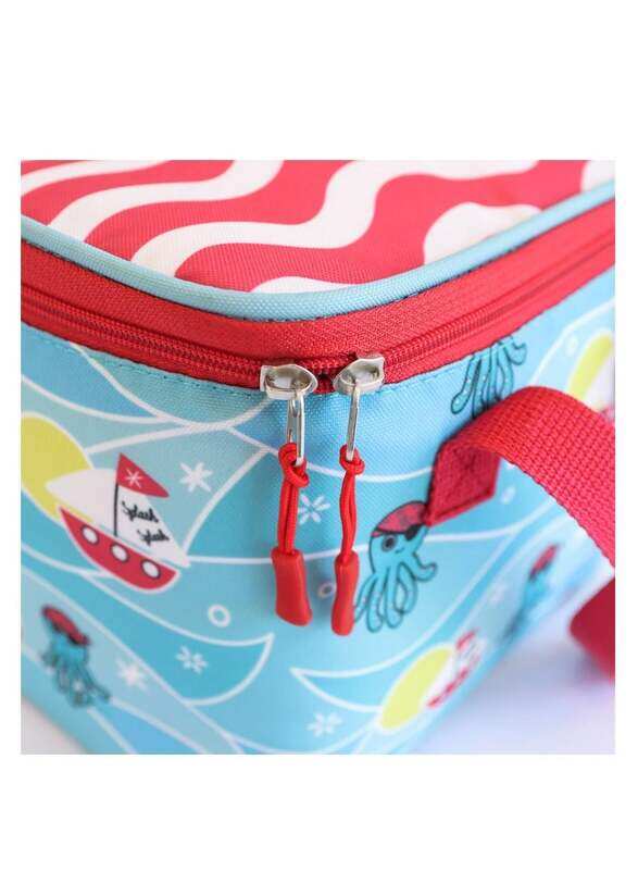 Milk & Moo Insulated Lunch Bag for Kids, Turquoise