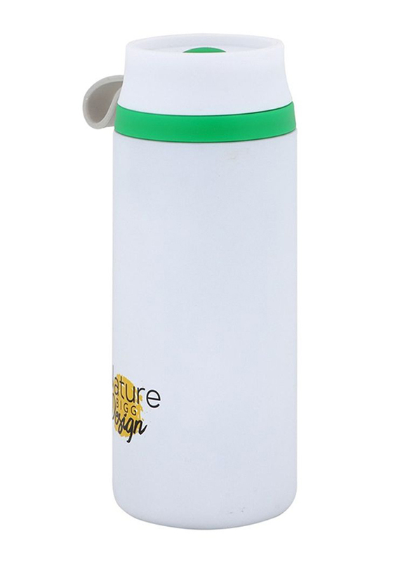 Biggdesign 330ml Nature Design Thermos Travel Bottle, White