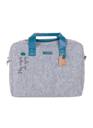 BiggDesign My Eyes On You Laptop Bag, Grey