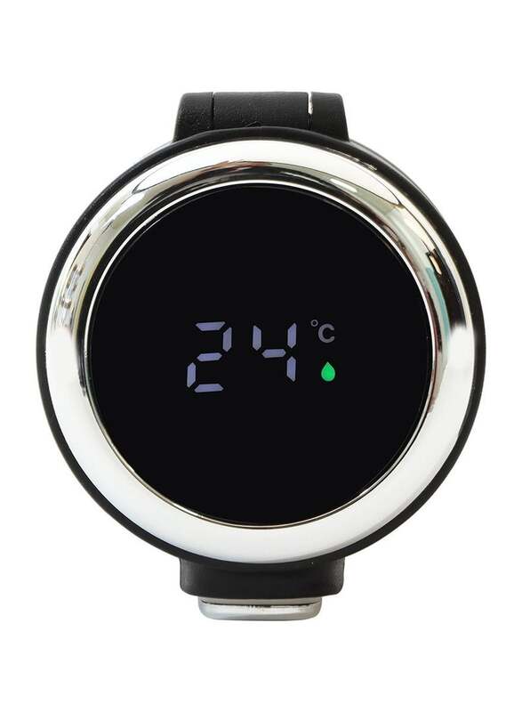 Any Morning 420ml Thermos Coffee Mug with LED Digital Display, Black