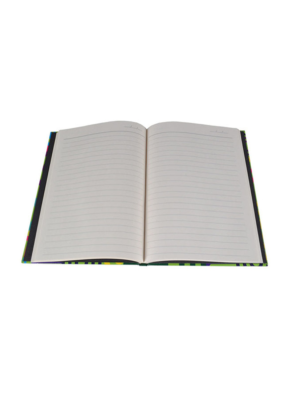 BiggDesign B.c. 3000 Hittite Sun Disk Patterned Notebook, 112 Striped Sheets, Green