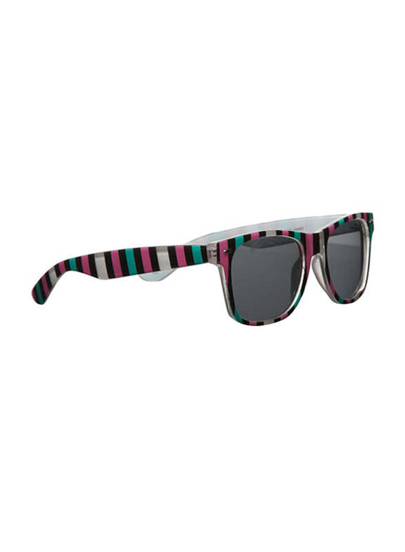 Xoom Vision Full-Rim Square Multicolour Sunglasses for Women, Black Lens, P124785
