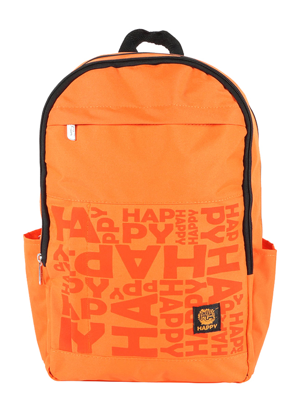 Biggdesign Moods Up Happy Backpack for Women, Orange