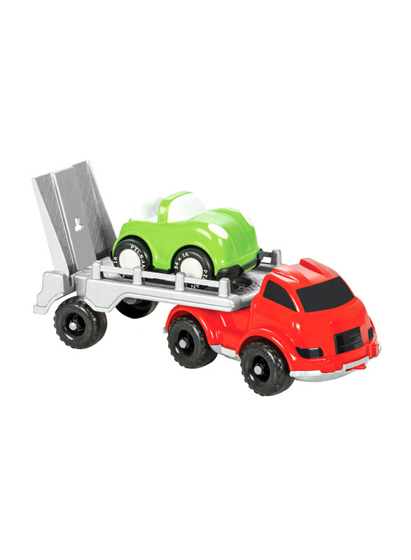 

Pilsan Master Tow Truck and Green Car, 2 Pieces, Ages 2+