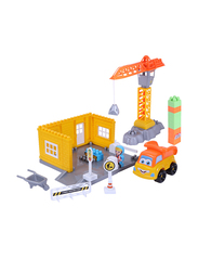 Ogi Mogi Construction Blocks & Crane Toy Set, 44 Pieces, Ages 3+, Multicolour
