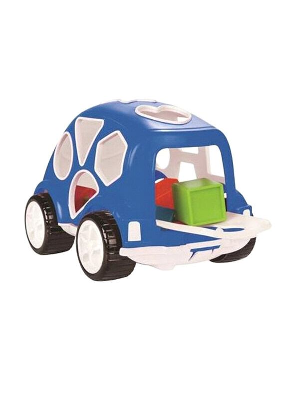 

Pilsan 10-Piece Smart Shape Blue Sorter Car, Multicolour