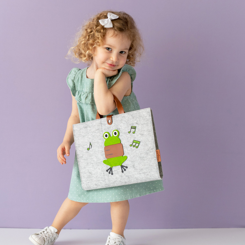 Milk & Moo Frog Activity Bag for Toddlers, Early Educational Learning for Basic Skills, 1-7 Year, Multicolour