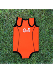 Owli Swimwarm Chill Baby Swimsuit, 6-12 Months, Orange