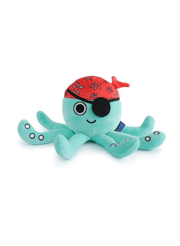 Milk & Moo Sailor Octopus Plush Toy, 10.6-Inch, Ages 1+, Multicolour