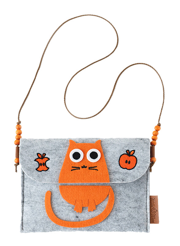 

Milk & Moo Tombish Cat Kids Shoulder Bag, Special Design, Cross body and Handbag for Girls, Multicolour