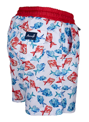 Anemoss Aquarium Swim Trunk Shorts for Men, S, Blue