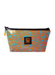 BiggDesign Moods Up Happy Glossy Makeup Bag, Orange/Blue