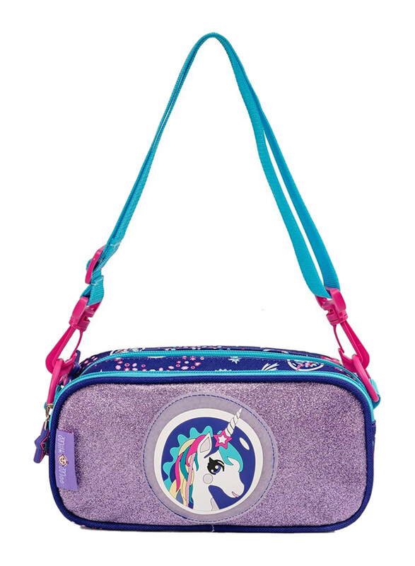 

Milk & Moo Ayris Pencil Box with Waist Bag Functionality, Blue