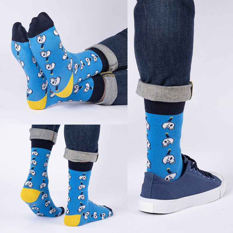 Biggdesign Mr Allright Man Socks Set for Men, 3 Pairs, Multicolour