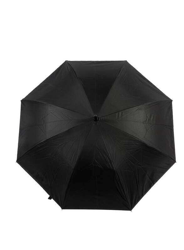 BiggDesign Moods Up 8 Ribs Reversable Umbrella, 43-inch, Black