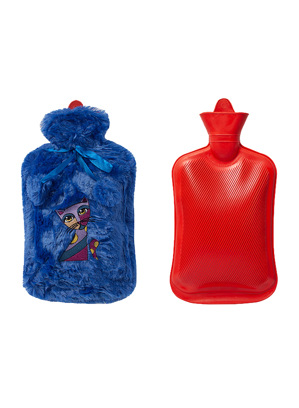 BiggDesign Owl and City Hot Water Bag, Blue, 1 Piece