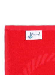 Anemoss Anchor Beach Towel, Red