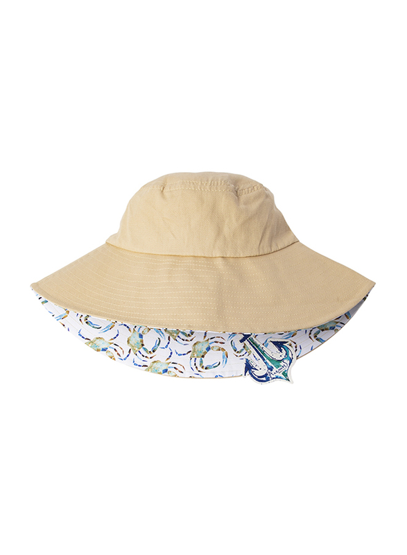 BiggDesign Anemoss Crab Hat for Women, One Size, Beige