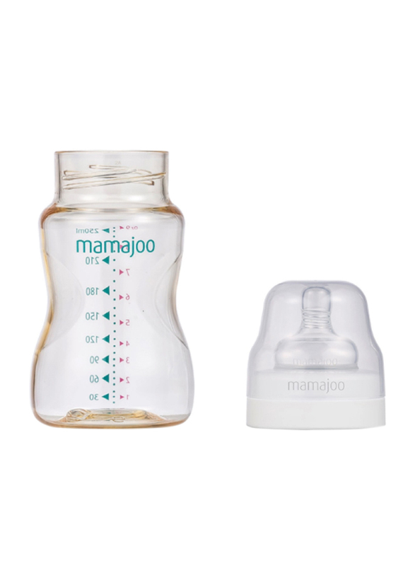 Mamajoo Pes Baby Feeding Bottle, 250ml, Clear