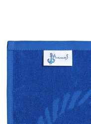 Anemoss Anchor Beach Towel, Blue