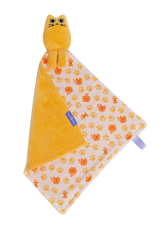 Milk&Moo Tombish Cat Baby Security Blanket, Newborn, Orange