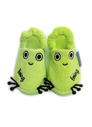 Milk&Moo Cacha Frog Toddler Bath House Kids Slippers, 2-4 Years, Green