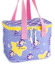 Milk & Moo Insulated Lunch Bag for Kids, Blue/Pink