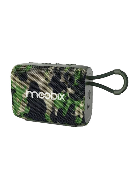 

Moodix Bluetooth Speakers with TF Card Holder, KI23TM02, Camouflage