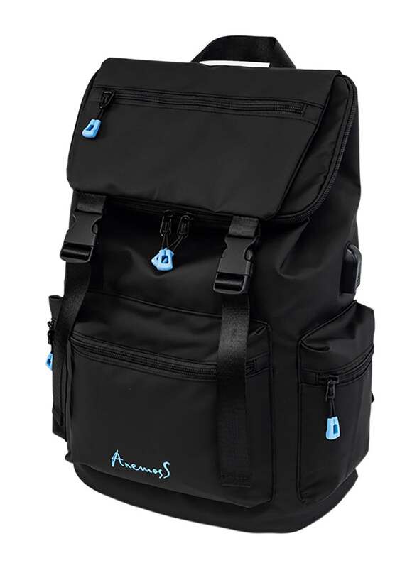 

Anemoss 15-Inch Waterproof Backpack Laptop Bag, Black