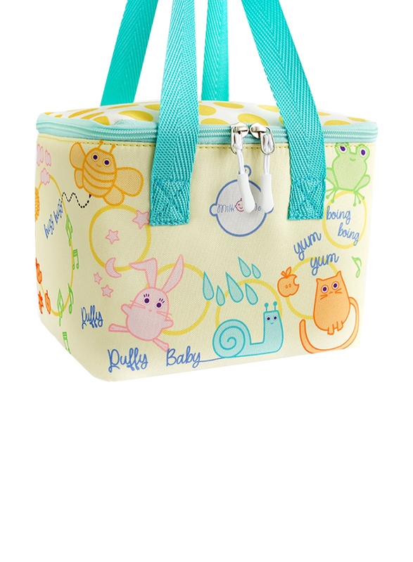 Milk&Moo Insulated Lunch Box for Kids, 3+ Years, Multicolour