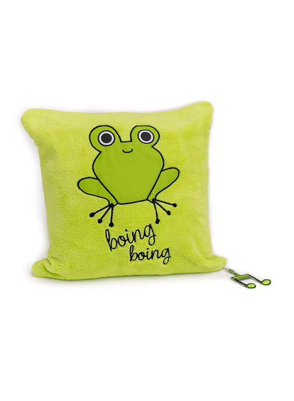 Milk&Moo Cacha Frog Baby Pillow, Green