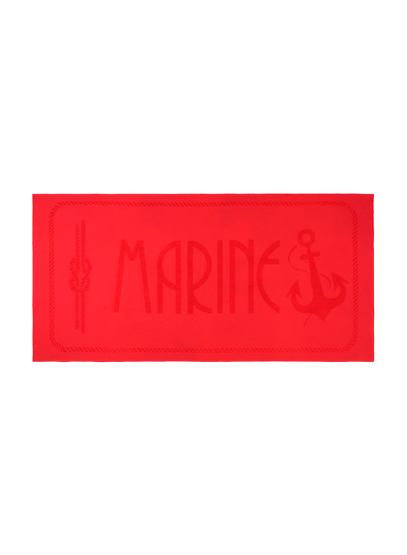 Anemoss Anchor Beach Towel, Red