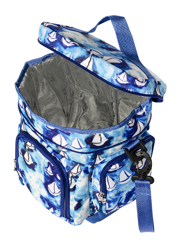 Anemoss Sailboat Insulated Lunch Bag, Blue